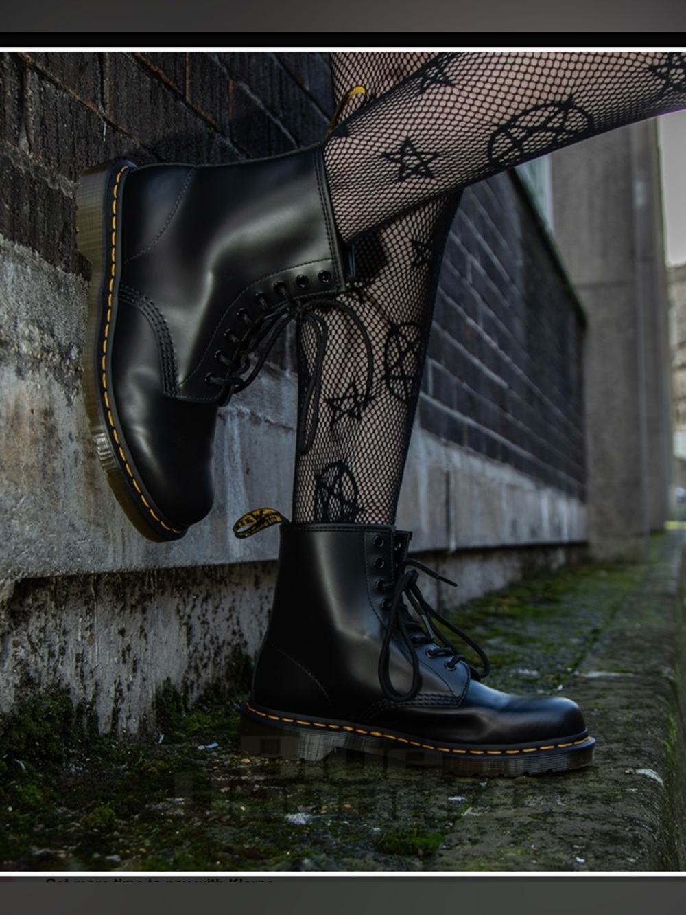 Dr. Martens 1460 Pascal Bex Leather Lace Up Boots